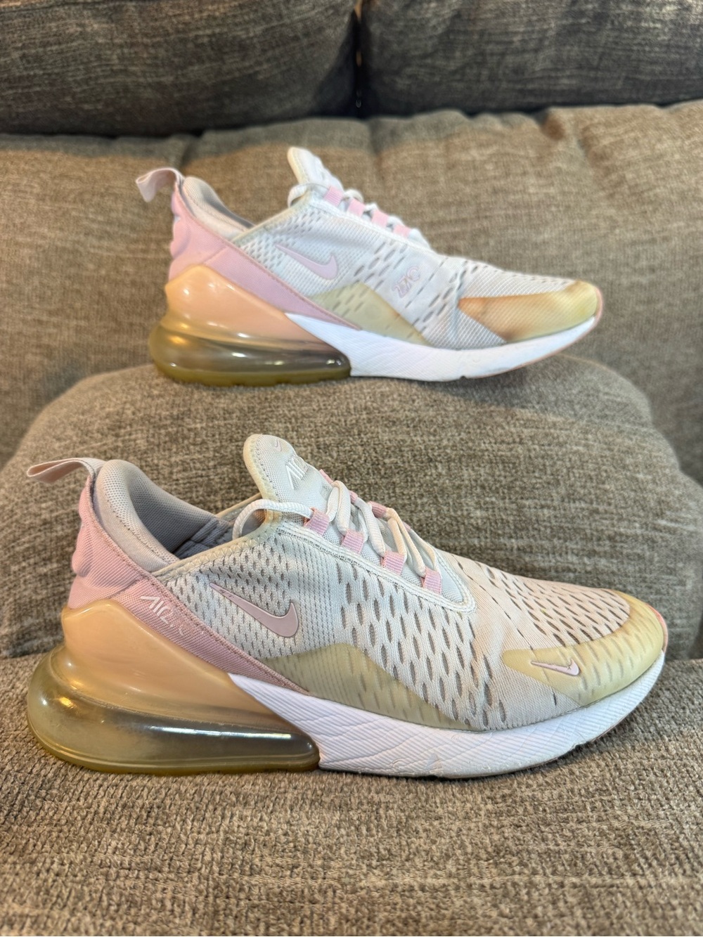 Nike Air Max 270 Women's White/Soft Pink FJ4575-100 Size 8.5